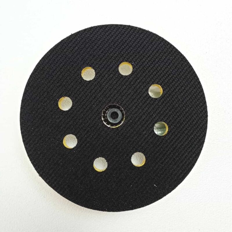 foto del prodotto benman platorello da 125mm flessibile in plastica con velcro per levigatrice orbitale