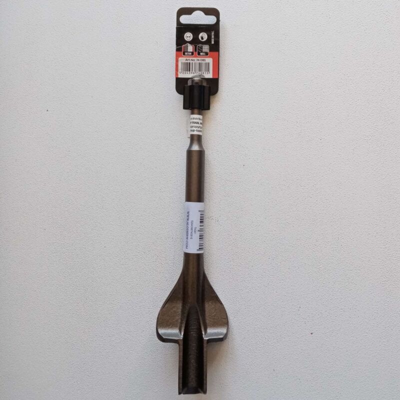 foto del prodotto benman scalpello punta a sgorbia da 50mm per tassellatore sds plus lunghezza 380mm