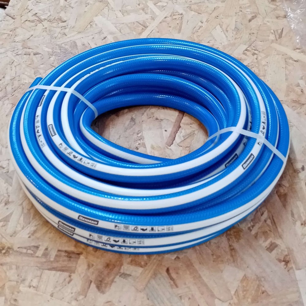 foto del prodotto benman tubo retinato 5 8 15mm da 15mt a 5 strati per giardino resiste a 40 bar