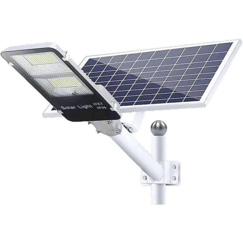 foto del prodotto benovo lampione led pannello solare staffa e telecomando 200w standard