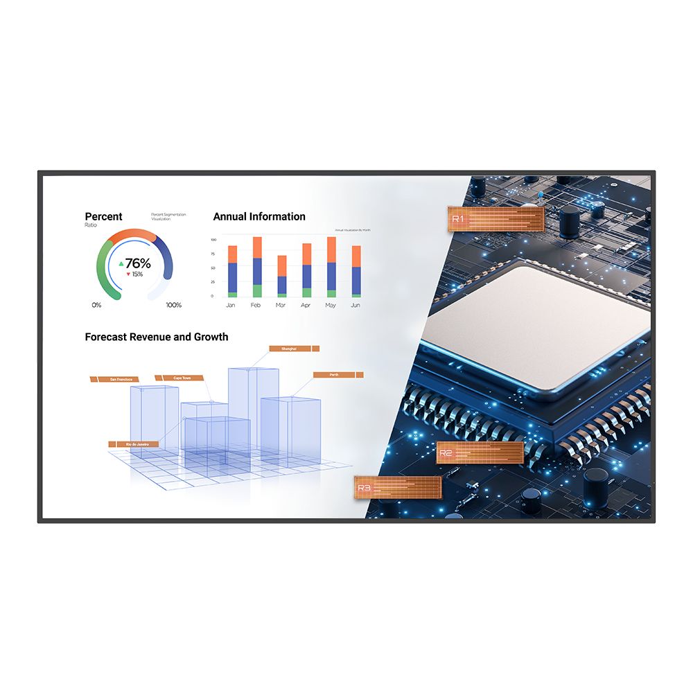 foto del prodotto benq st7502s pannello piatto per segnaletica digitale 190,5 cm 75 lcd 400 cd m 4k ultra hd nero processore integrato android 8.0 18 7