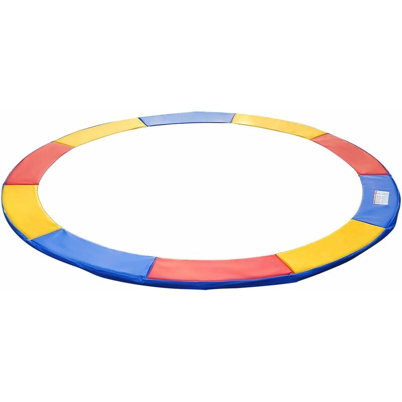 foto del prodotto benzoni copertura per trampolino elastico rosso giallo e blu 244 cm