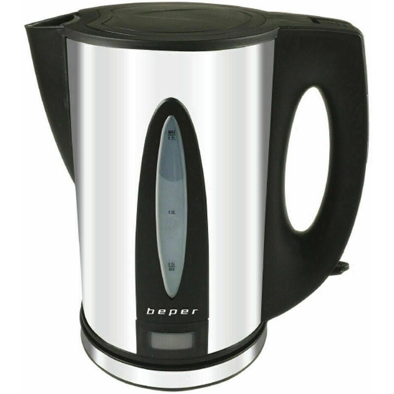 foto del prodotto beper bollitore elettrico 1,7 lt acciaio acqua calda scalda bevande 2200w bb101