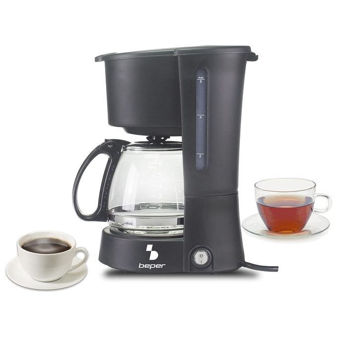 foto del prodotto beper caffettiera americana elettrica 600ml 600w nero