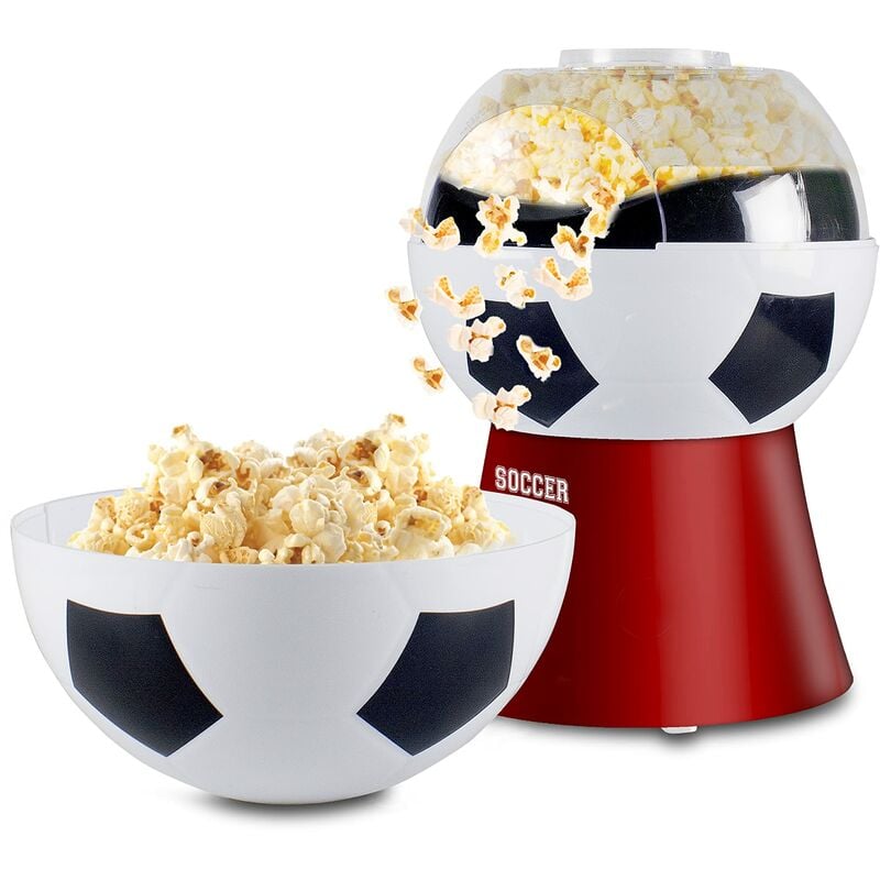 foto del prodotto beper p101cud051 macchina popcorn football edition macchina per pop corn senza grassi in 3 minuti