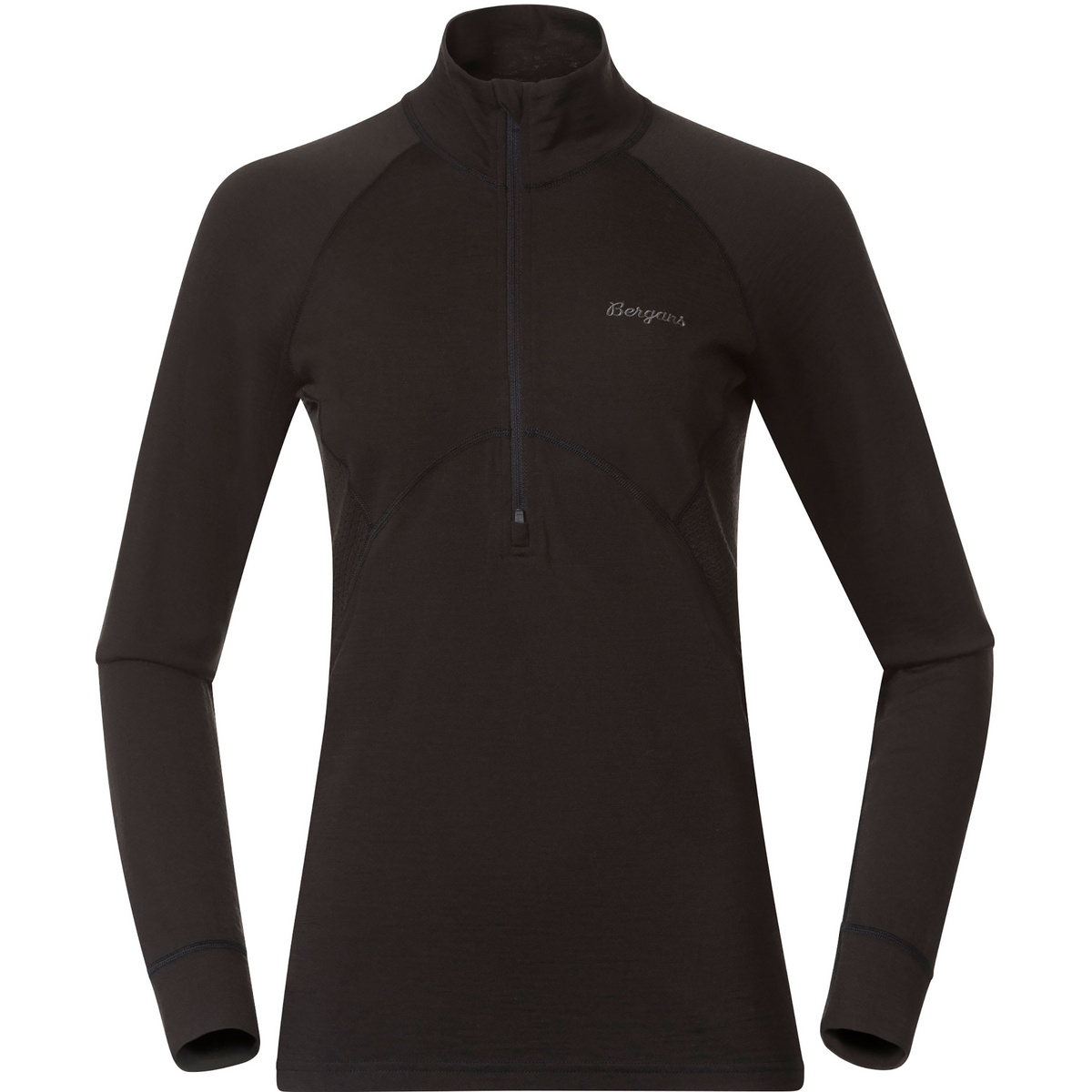 foto del prodotto bergans donna maglia a manica lunga inner pure merino half zip