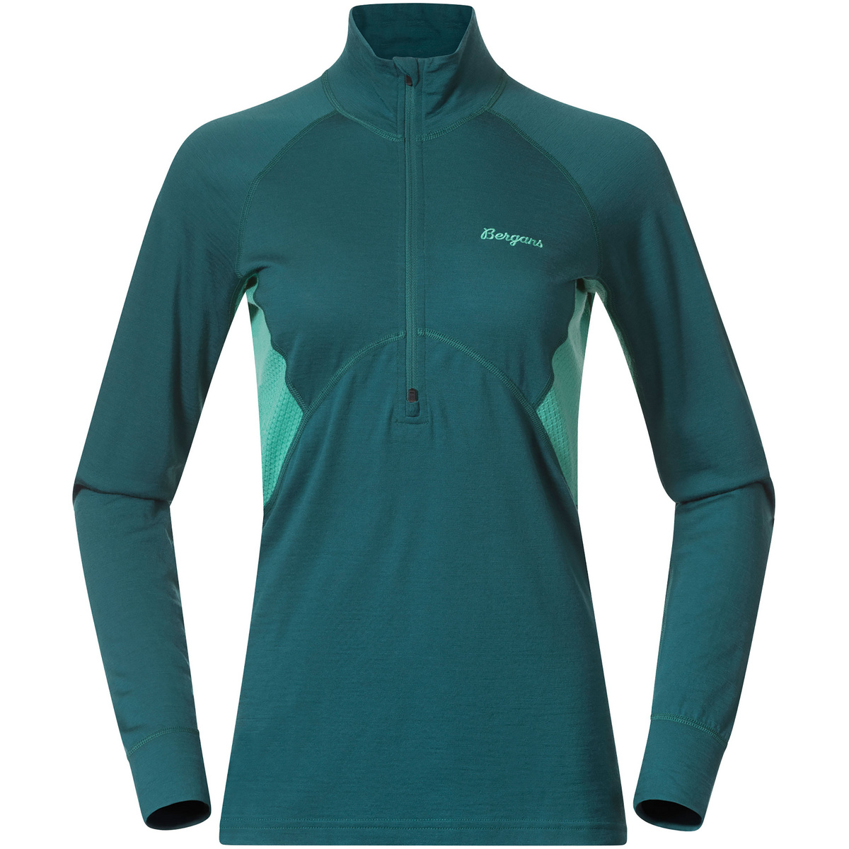 foto del prodotto bergans donna maglia a manica lunga inner pure merino half zip