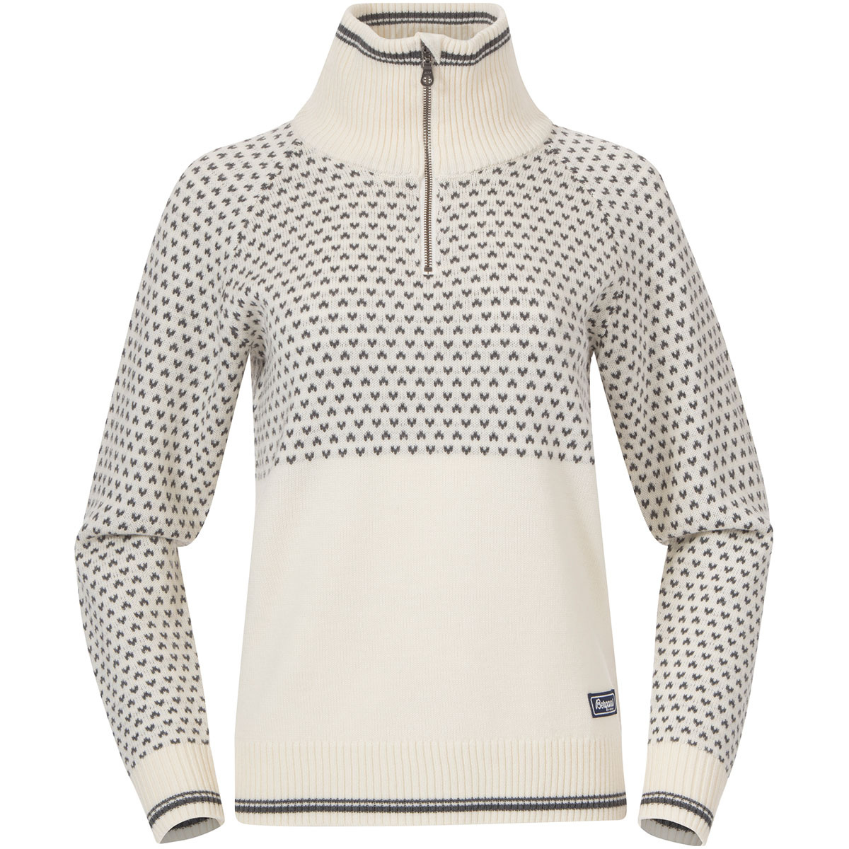 foto del prodotto bergans donna pullover con mezza zip alvdal wool