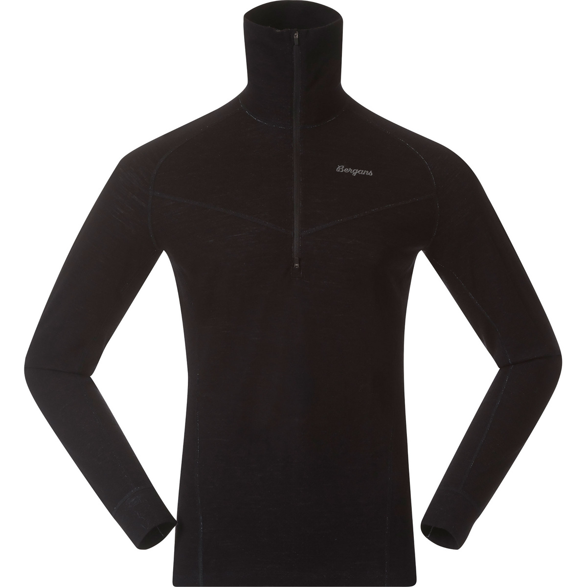 foto del prodotto bergans uomo maglia a manica lunga inner dual merino half zip
