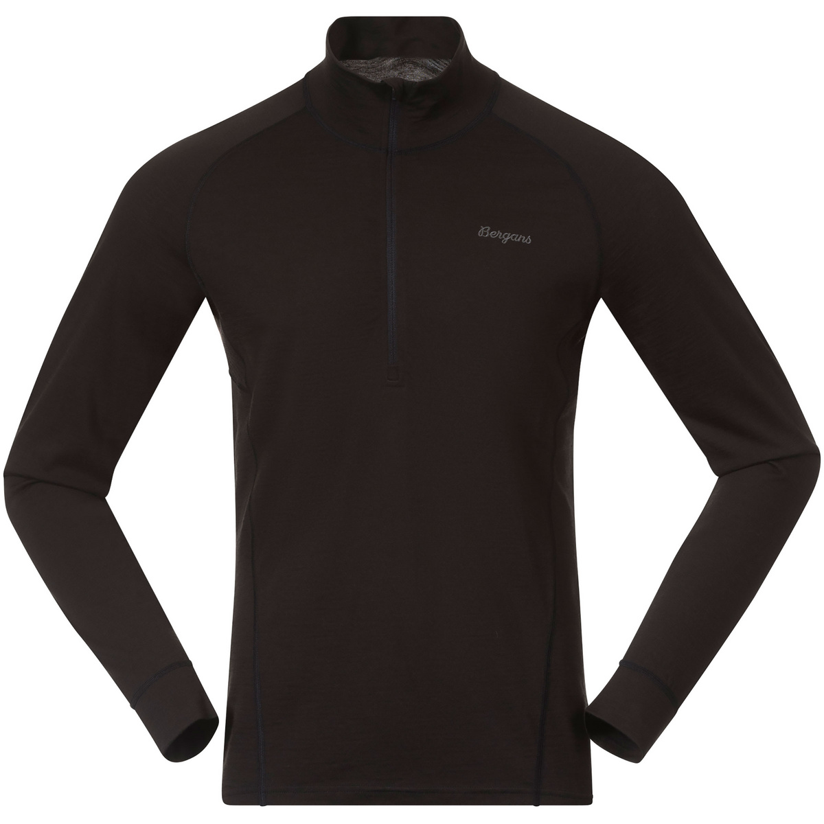 foto del prodotto bergans uomo maglia a manica lunga inner pure merino half zip