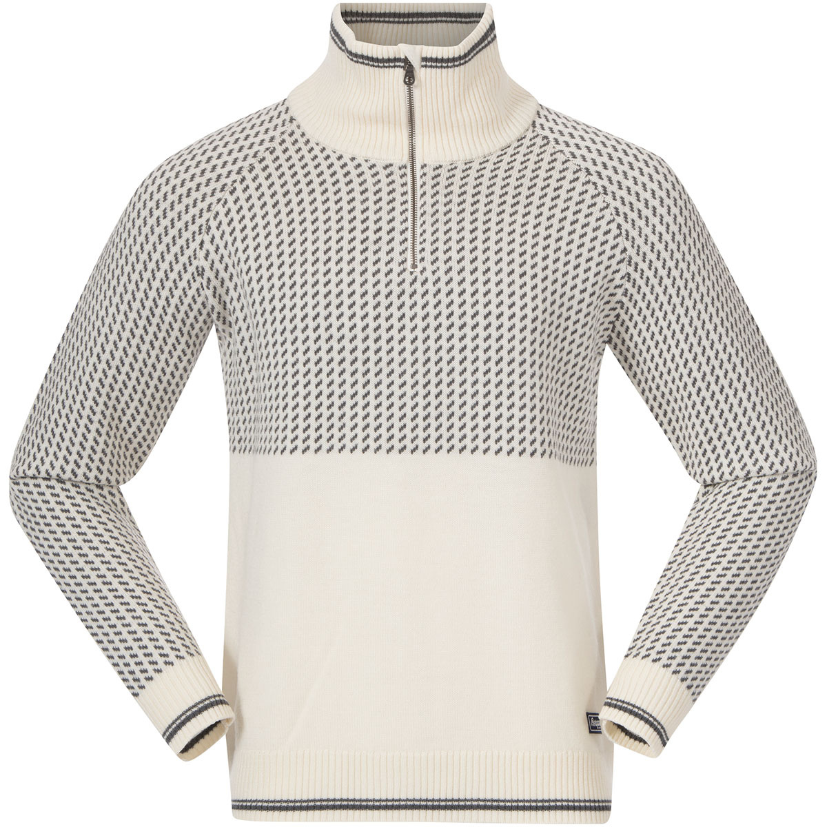 foto del prodotto bergans uomo pullover con mezza zip in lana alvdal