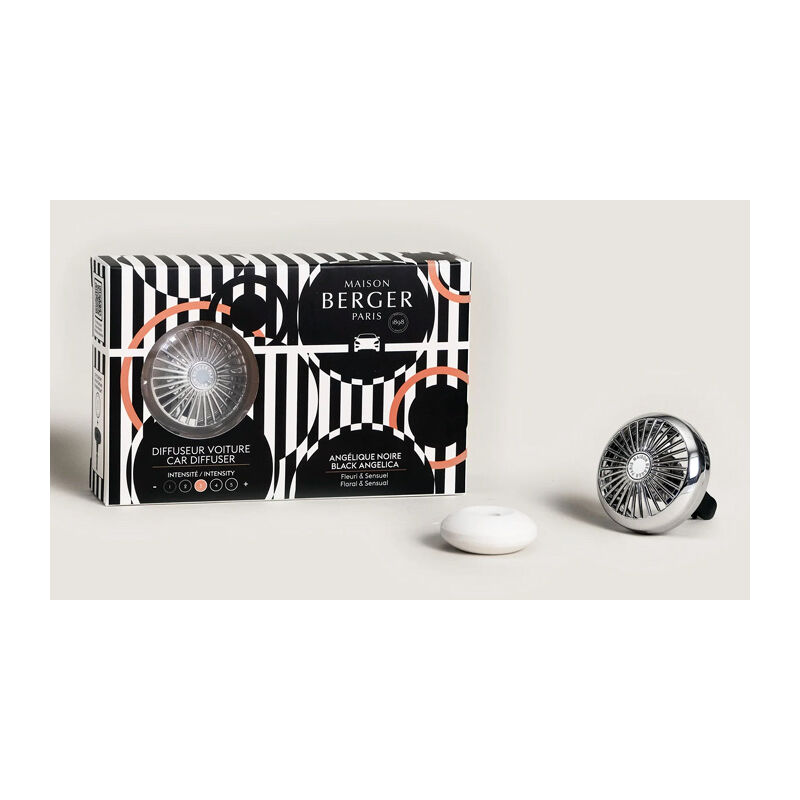 foto del prodotto berger maison diffusore per auto car wheel con fragranza angelique noire, casa, profumatori auto