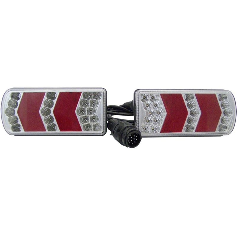 foto del prodotto berger schr ter kit illuminazione per rimorchio 13 poli luce di direzione, luce di stop, luce targa, retronebbia, rif