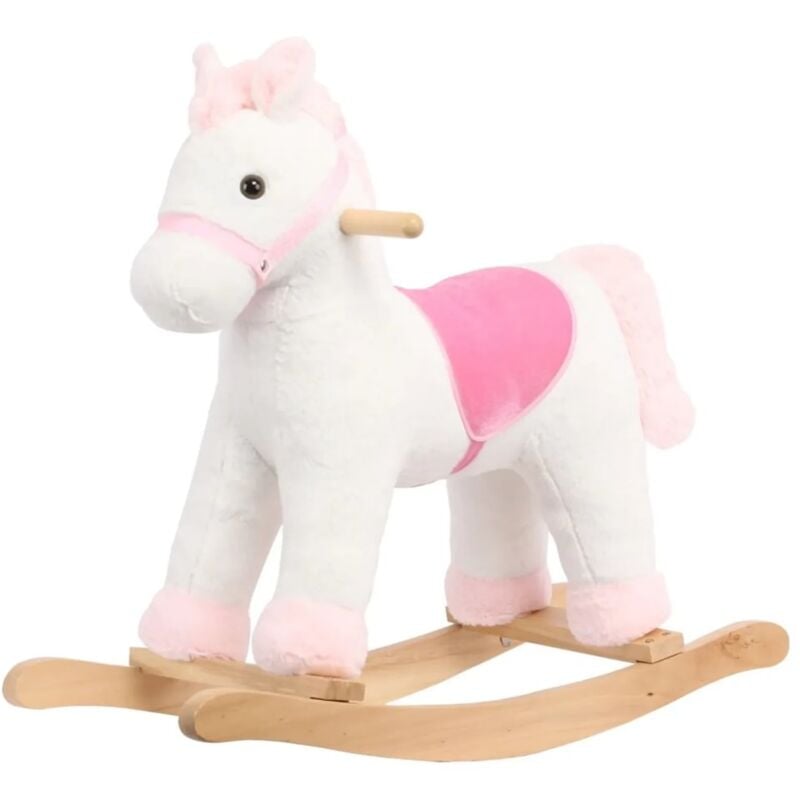 foto del prodotto berghoff cavallo a dondolo per bambini piccolo 1 a 3 anni bianco