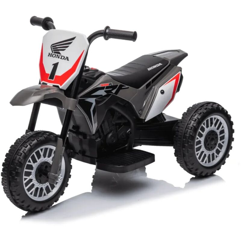 foto del prodotto berghoff moto honda elettrica per bambini crf450 6v 1 a 3 anni grigio