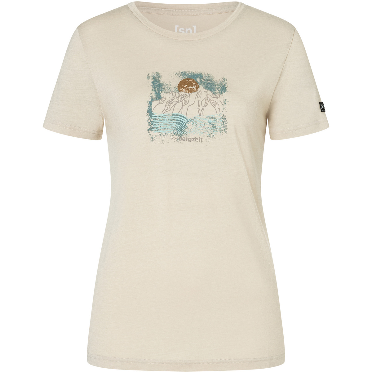 foto del prodotto bergzeit basics donna maglietta super.natural hochgrat