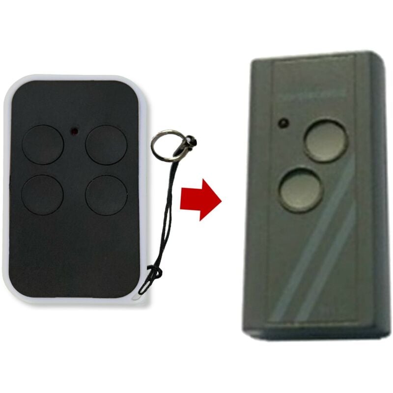 foto del prodotto beribeshop telecomando cancello compatibile con novotecnica bit v2 radiocomando quarzato