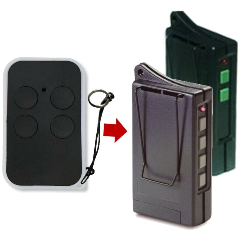 immagine 0 del prodotto beribeshop telecomando cancello compatibile con prastel kmt2 4 e kmft2 4 radiocomando quarzato