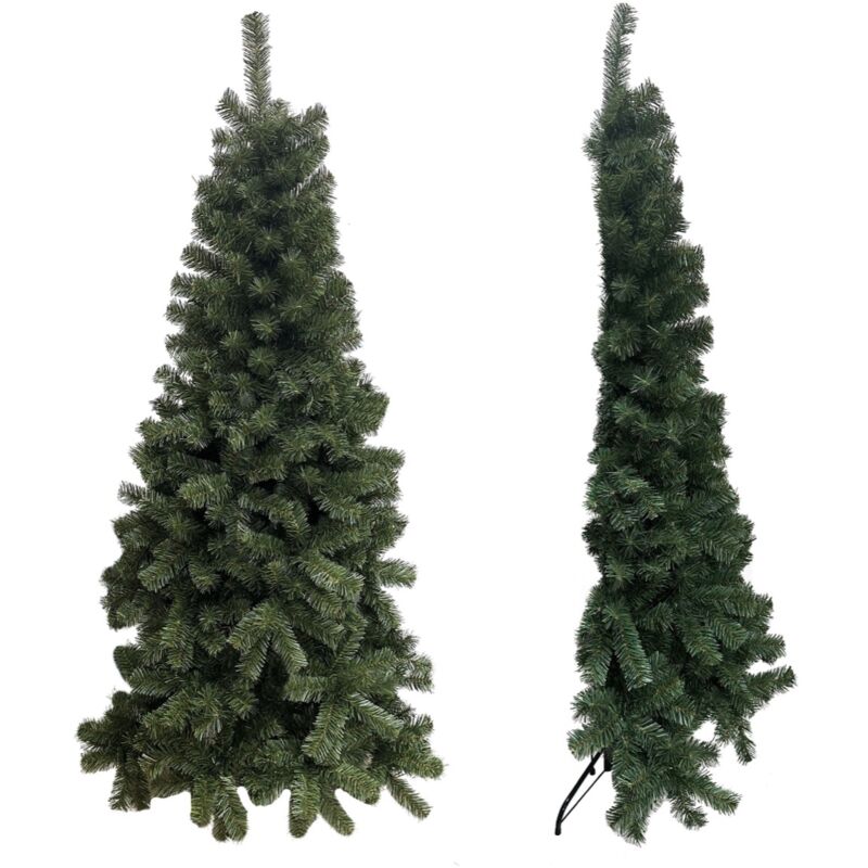 foto del prodotto berlino mezzo albero per angolo da 180 cm verde maury s