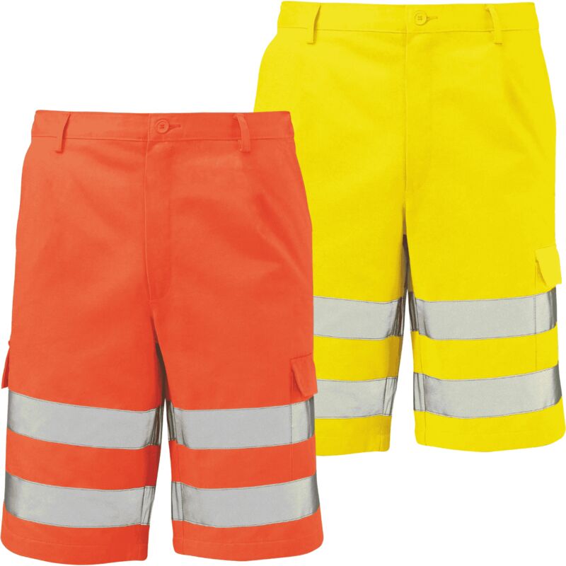 foto del prodotto bermuda alta visibilita siggi giallo 4xl