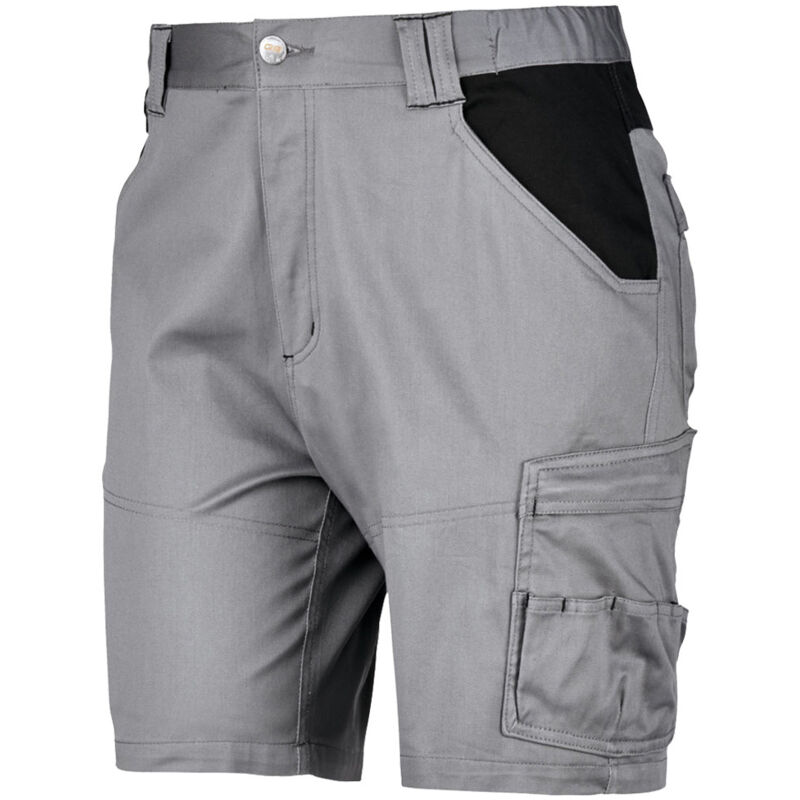 foto del prodotto bermuda da lavoro neri evo stretch s grigio