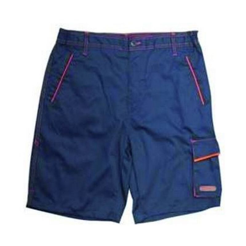 foto del prodotto bermuda deltaplus panostyle m6ber blu arancio tg. xl
