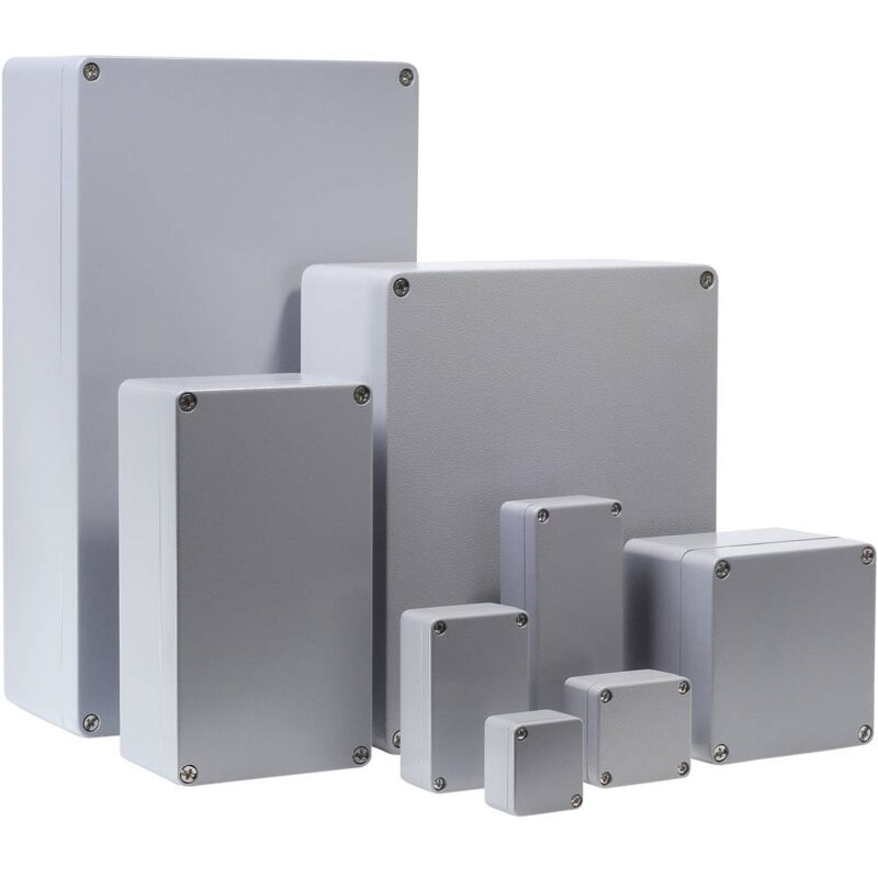 foto del prodotto bernstein ca 020 1020000000 contenitore universale 50 x 45 x 30 alluminio grigio argento ral 7001 1 pz.