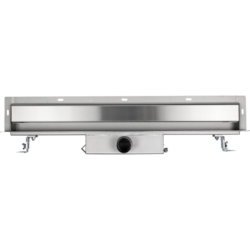foto del prodotto bernstein canalina di scarico doccia a parete wd gt02 scarico a scomparsa lunghezza selezionabile 700mm
