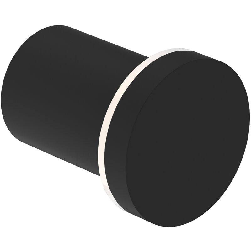 foto del prodotto bernstein gancio moderno per asciugamani sdvhk design rotondo serie versa nero opaco