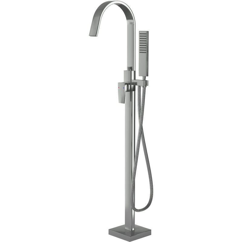 foto del prodotto bernstein rubinetto per vasca freestanding nt3311 2.0 con corpo base a scomparsa colore selezionabile. cromo