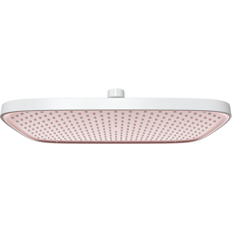 foto del prodotto bernstein soffione a pioggia d2201e quadrato 30 x 21 cm anti calcare colore selezionabile wei rosa matt de 