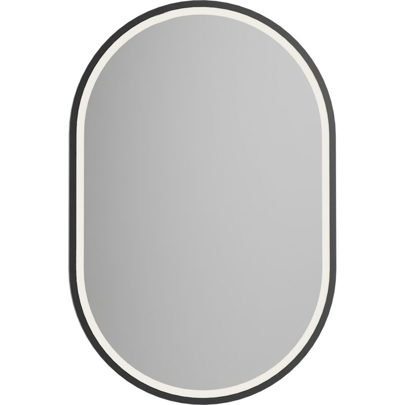 foto del prodotto bernstein specchio illuminato a led 8144 2.0 ovale con sabbiatura incl. riscaldamento dello specchio e regolazione della luce calda fredda
