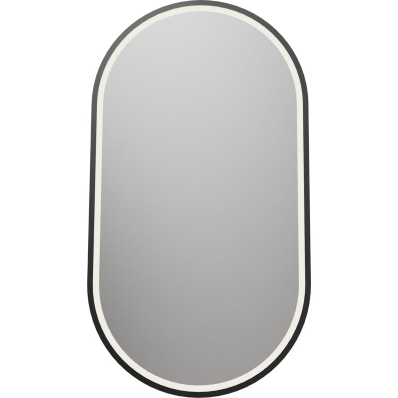 foto del prodotto bernstein specchio illuminato a led 8144 2.0 ovale con sabbiatura incl. riscaldamento dello specchio e regolazione della luce calda fredda
