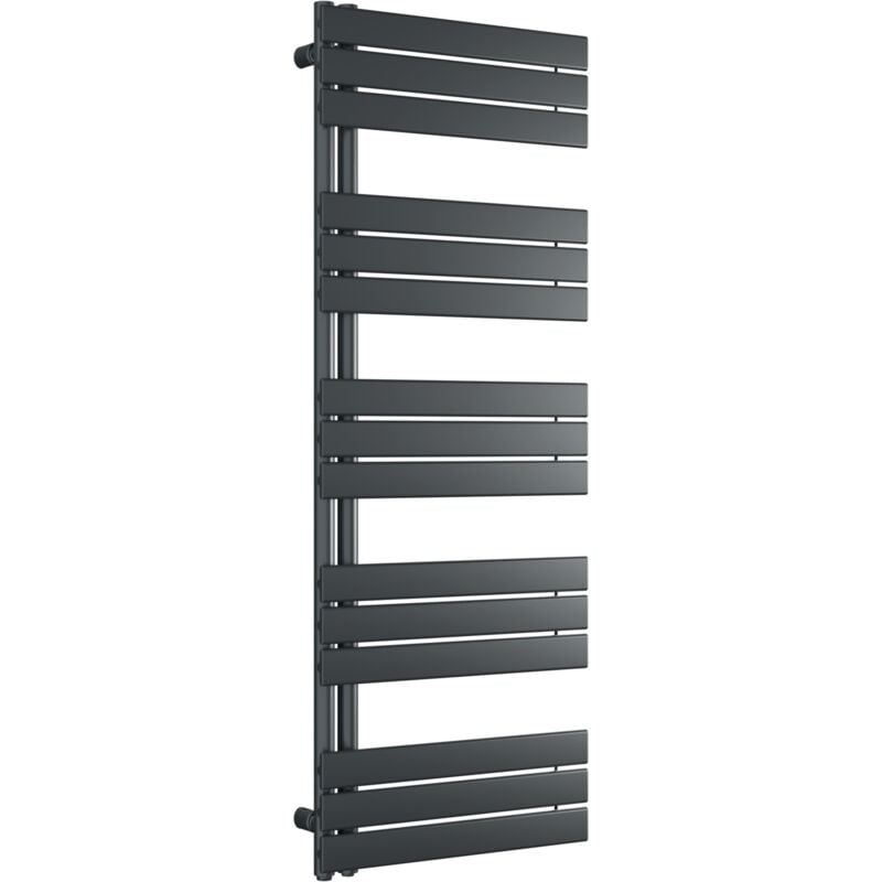foto del prodotto bernstein termosifone d16g antracite larghezza selezionabile 1600x500mm, con set di collegamento cromato