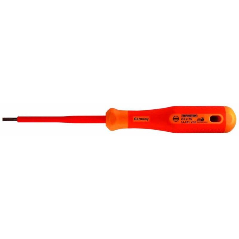 foto del prodotto bernstein tools for electronics 14 652 vde vde cacciavite a taglio larghezza della lama 3.5 mm lunghezza della lama 1