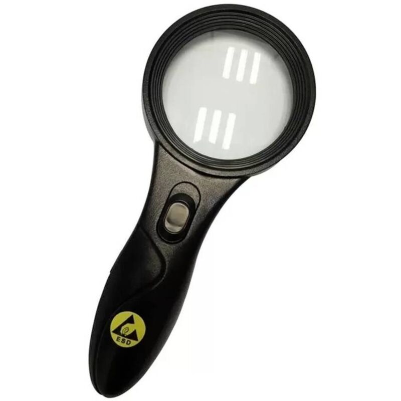 foto del prodotto bernstein tools for electronics 2 298 lente d ingrandimento portatile ingrandimenti 5 x lente 62 mm nero