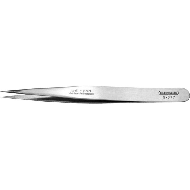 foto del prodotto bernstein tools for electronics 5 077 pinzetta smd aa sa acuminate 130 mm