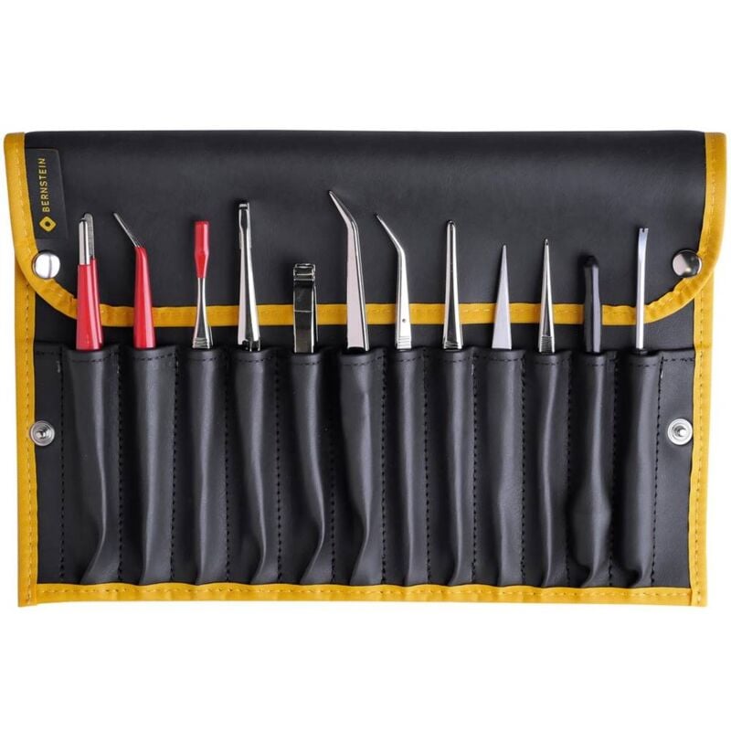 foto del prodotto bernstein tools for electronics 5 100 kit pinzette 12 parti
