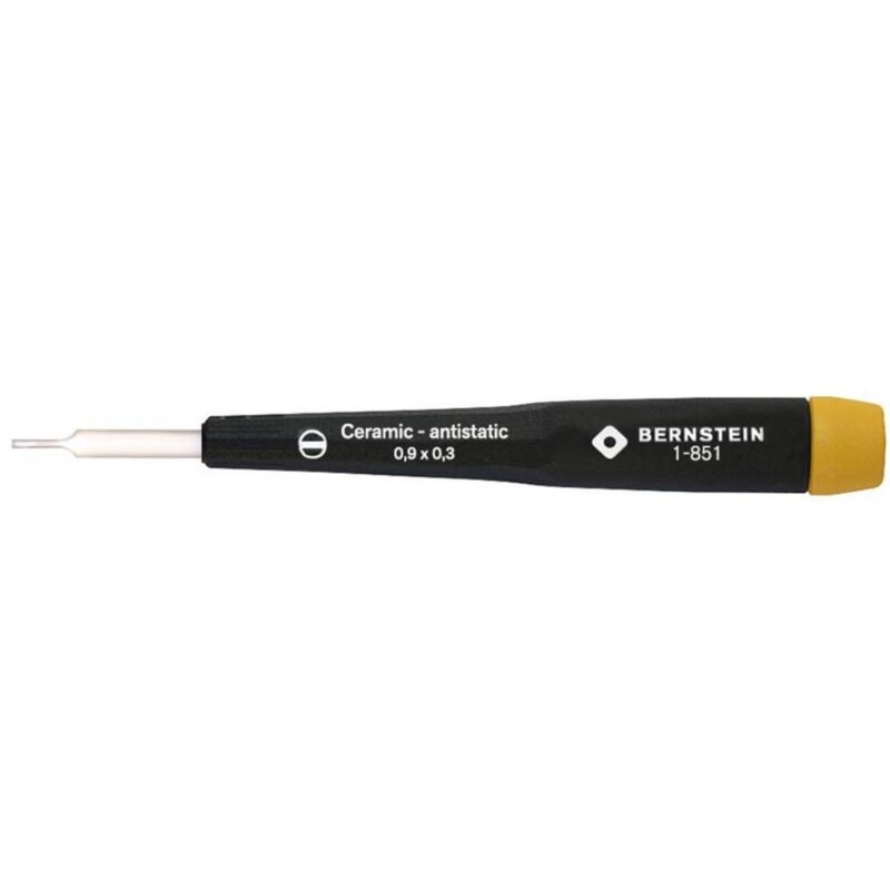 foto del prodotto bernstein tools for electronics cacciavite di regolazione con lama in ceramica, 1,80 x 0,30 mm 1 854