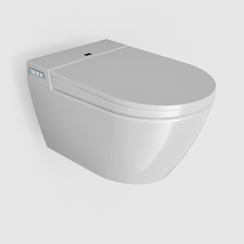 foto del prodotto bernstein wc con bidet integrato 540 pro bianco con sedile riscaldato e sterilizzatore wc senza bordo