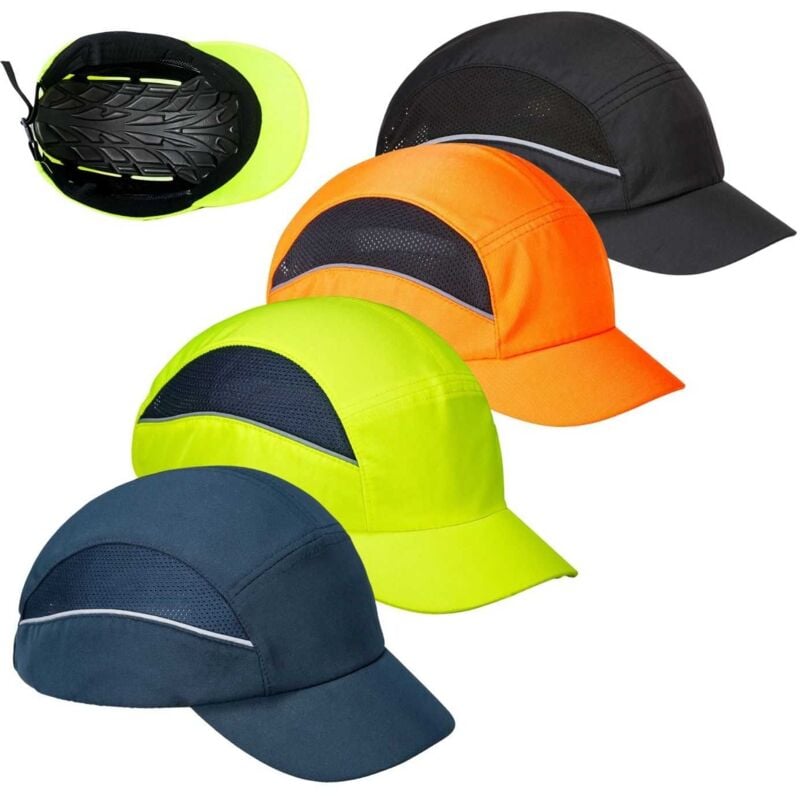foto del prodotto berretto antiurto con visiera air tech nero unica
