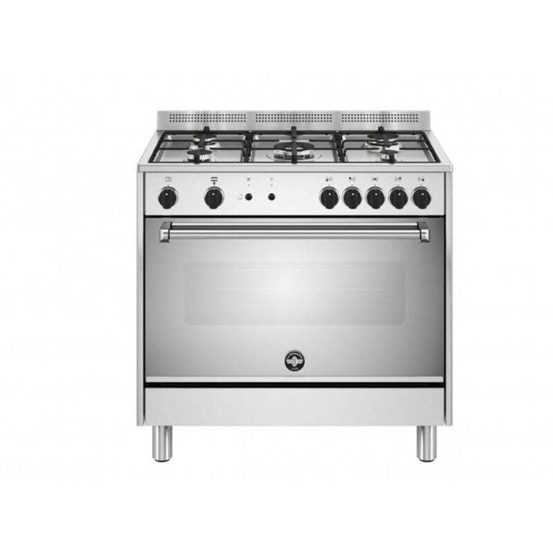 foto del prodotto bertazzoni la germania americana amn965gxv cucina gas acciaio inossidabile a+