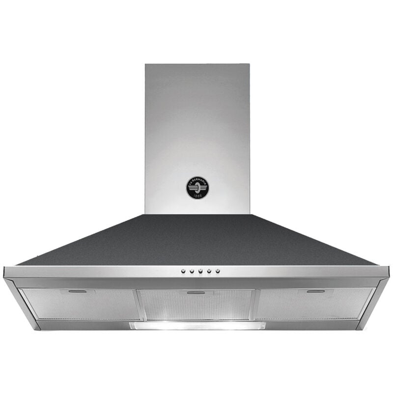 foto del prodotto bertazzoni la germania kpl90plag1nea. potenza massima di estrazione 600 m h, tipo di estrazione aspirante filtrante, classe di efficienza dinamica