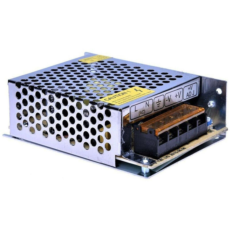 foto del prodotto bes alimentatore stabilizzato 24v 2a 48w adattatore strisce led regolatore tensione