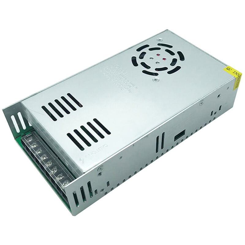 foto del prodotto bes alimentatore stabilizzato trasformatore 12v 50a 220v switch trimmer ventola