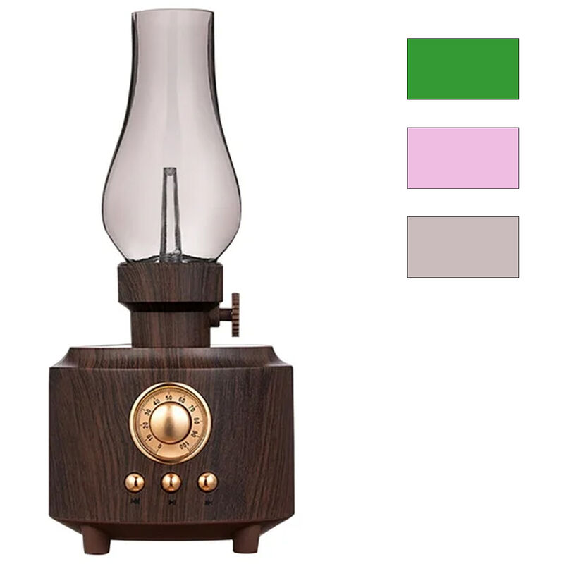 foto del prodotto bes altoparlante bluetooth retro con luce led cassa portatile vintage c 210