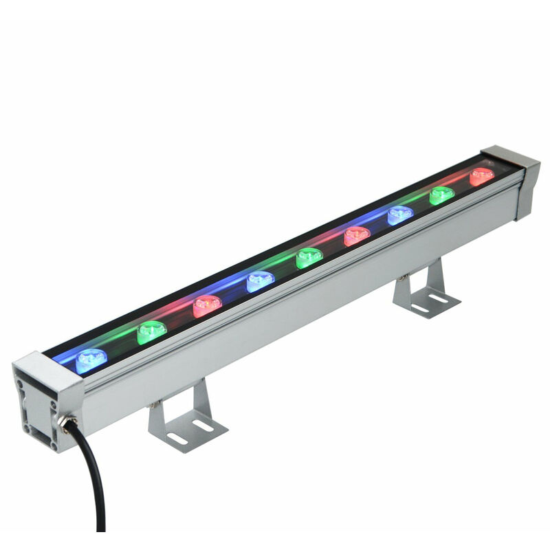 foto del prodotto bes barra luce led rgb 9w plafoniera soffitto lampada parete wall washer decorativo