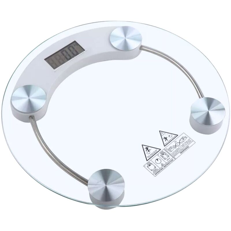 foto del prodotto bes bilancia pesapersone digitale in vetro elettronica professionale max180kg