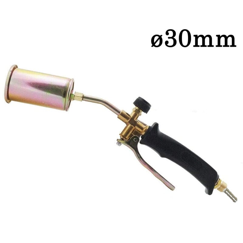 foto del prodotto bes cannello a gas per saldatura becco 30mm bruciatore a leva 36cm asfalto saldare