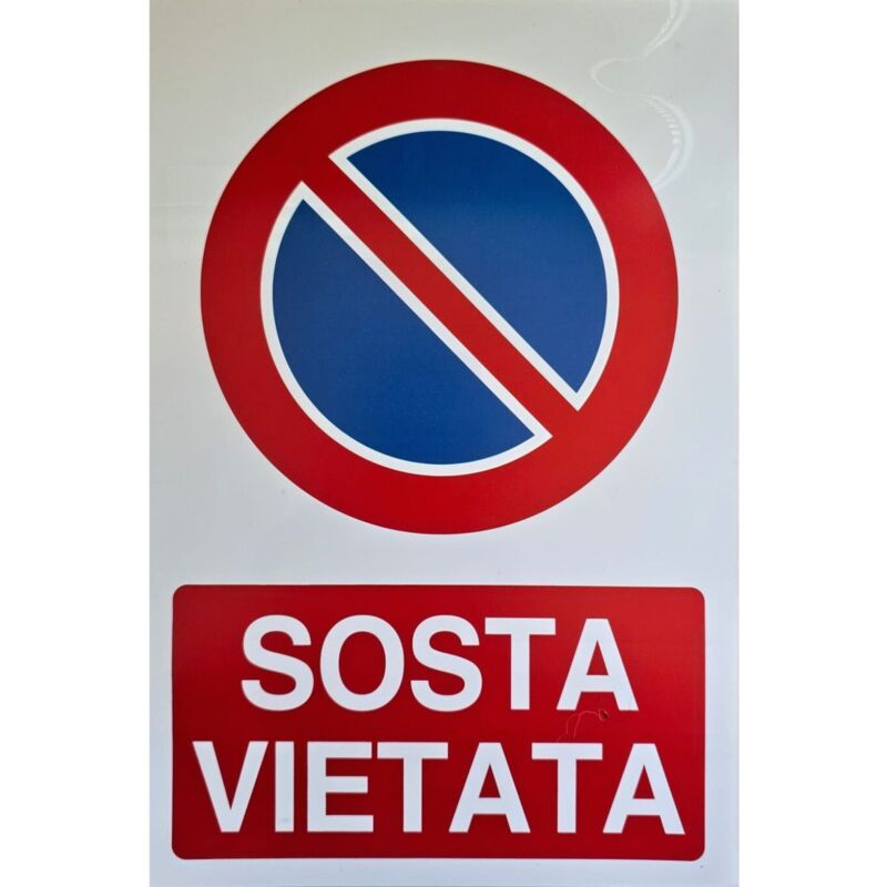 foto del prodotto bes cartello segnale sosta vietata divieto